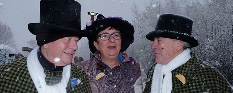 Vrijwilligers betrokken bij Dickens in de Liemers